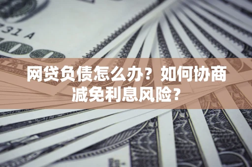 济南网贷负债怎么办？如何协商减免利息风险？