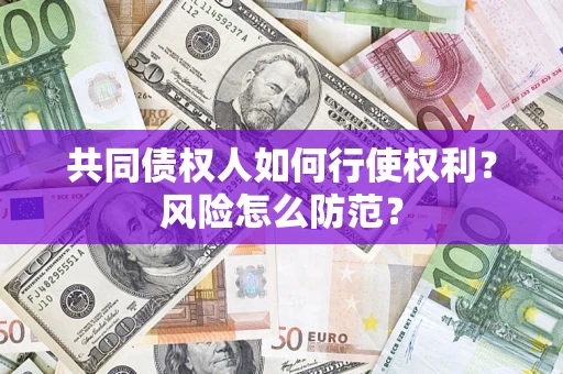 济南共同债权人如何行使权利？风险怎么防范？