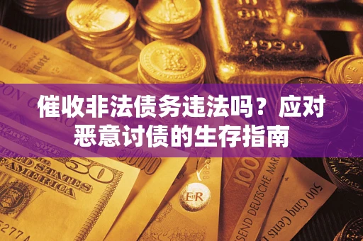 济南催收非法债务违法吗？应对恶意讨债的生存指南