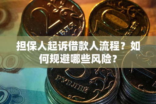 济南担保人起诉借款人流程？如何规避哪些风险？