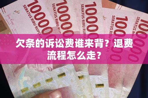 济南欠条的诉讼费谁来背？退费流程怎么走？